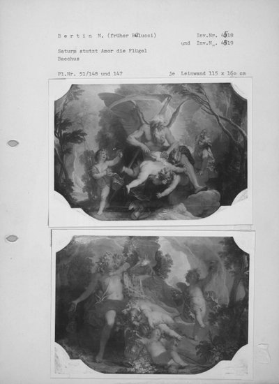 Bacchus with Four Putti by Nicolas Bertin